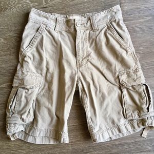 Mossimo Men’s Khaki Cargo Shorts, Size 32